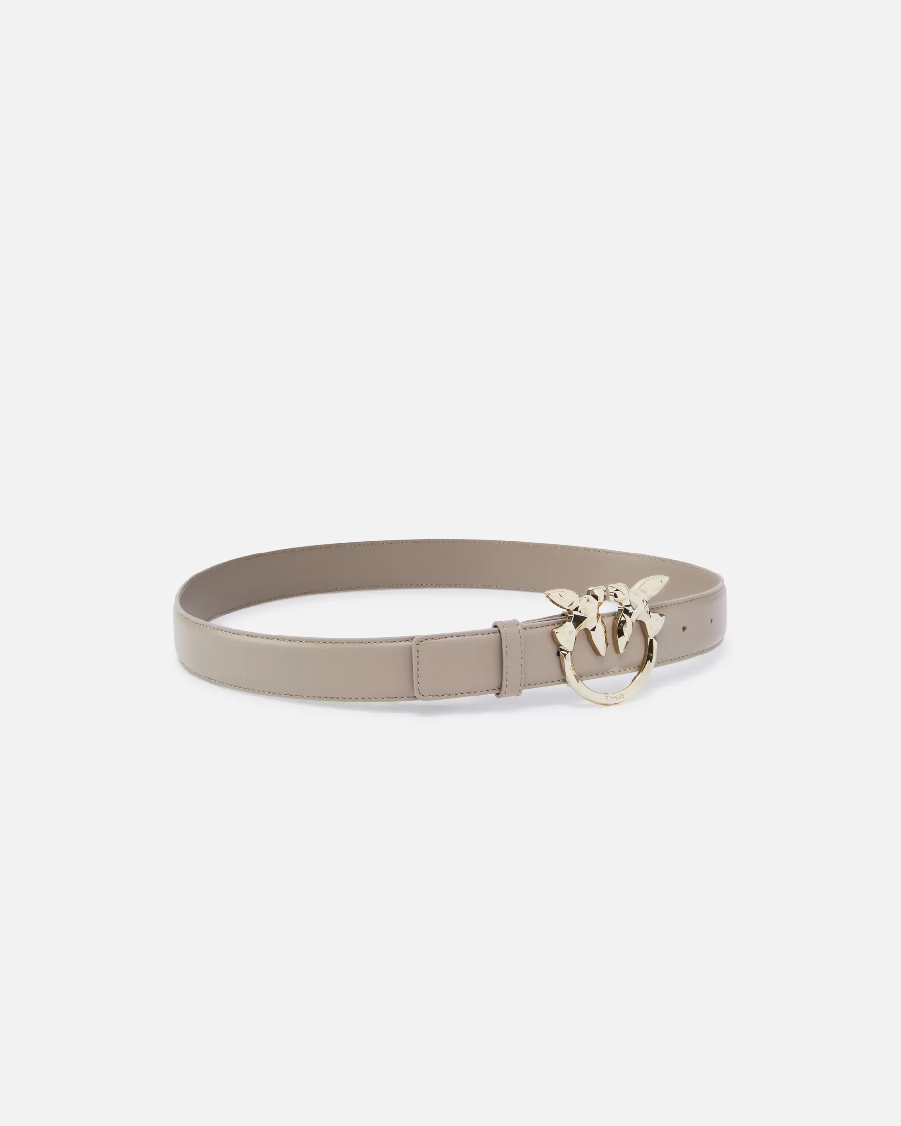 PINKO Limited Edition | Paski | 3cm leather belt with bird buckle Galleria. TLĄCYPOPIÓŁ-JASNEZŁOTO