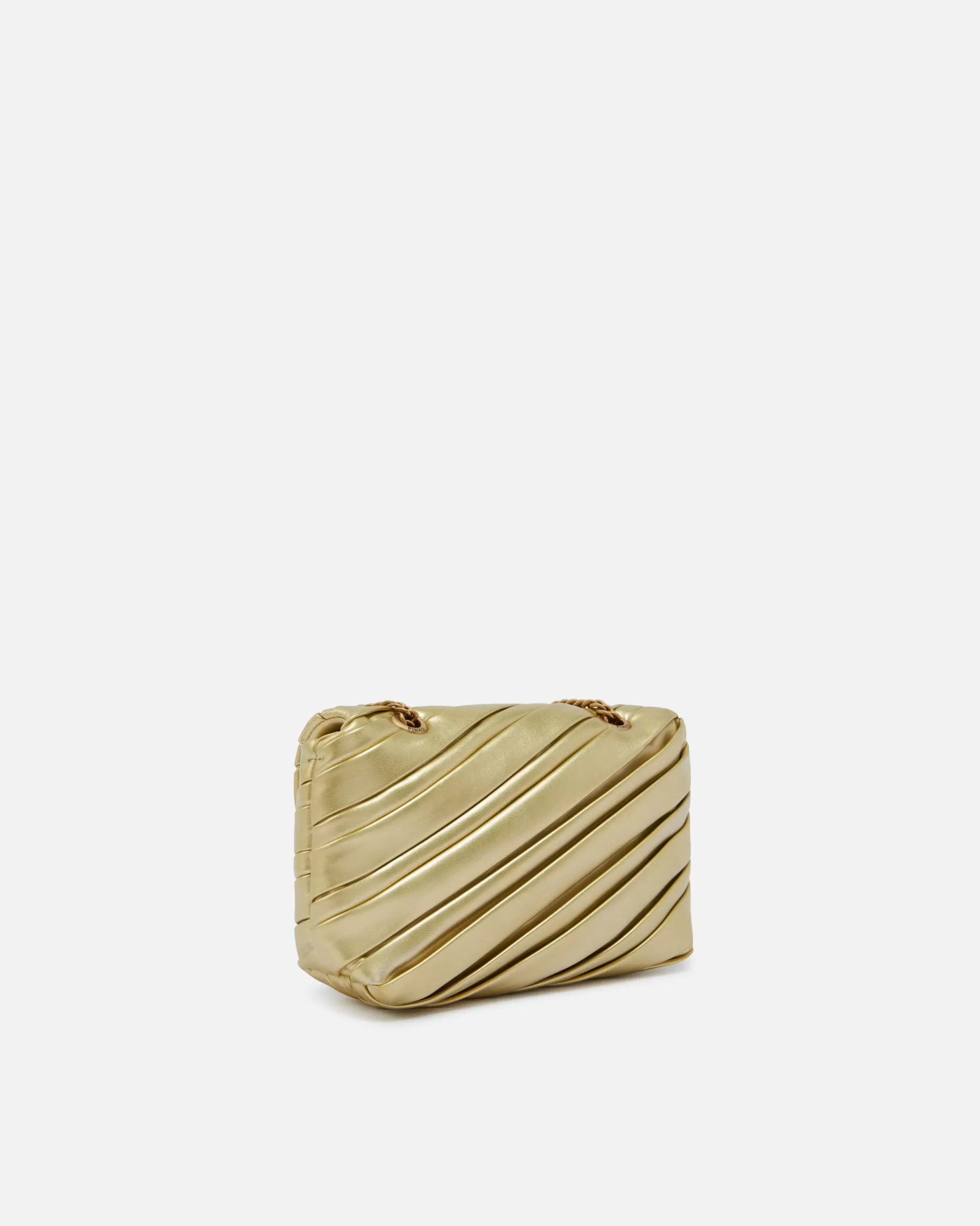 PINKO Nowości | Torebki Przewieszane Przez Ramię | Elegancka torebka na ramię Baby Love Bag Puff złota ZŁOTY-STAREZŁOTO