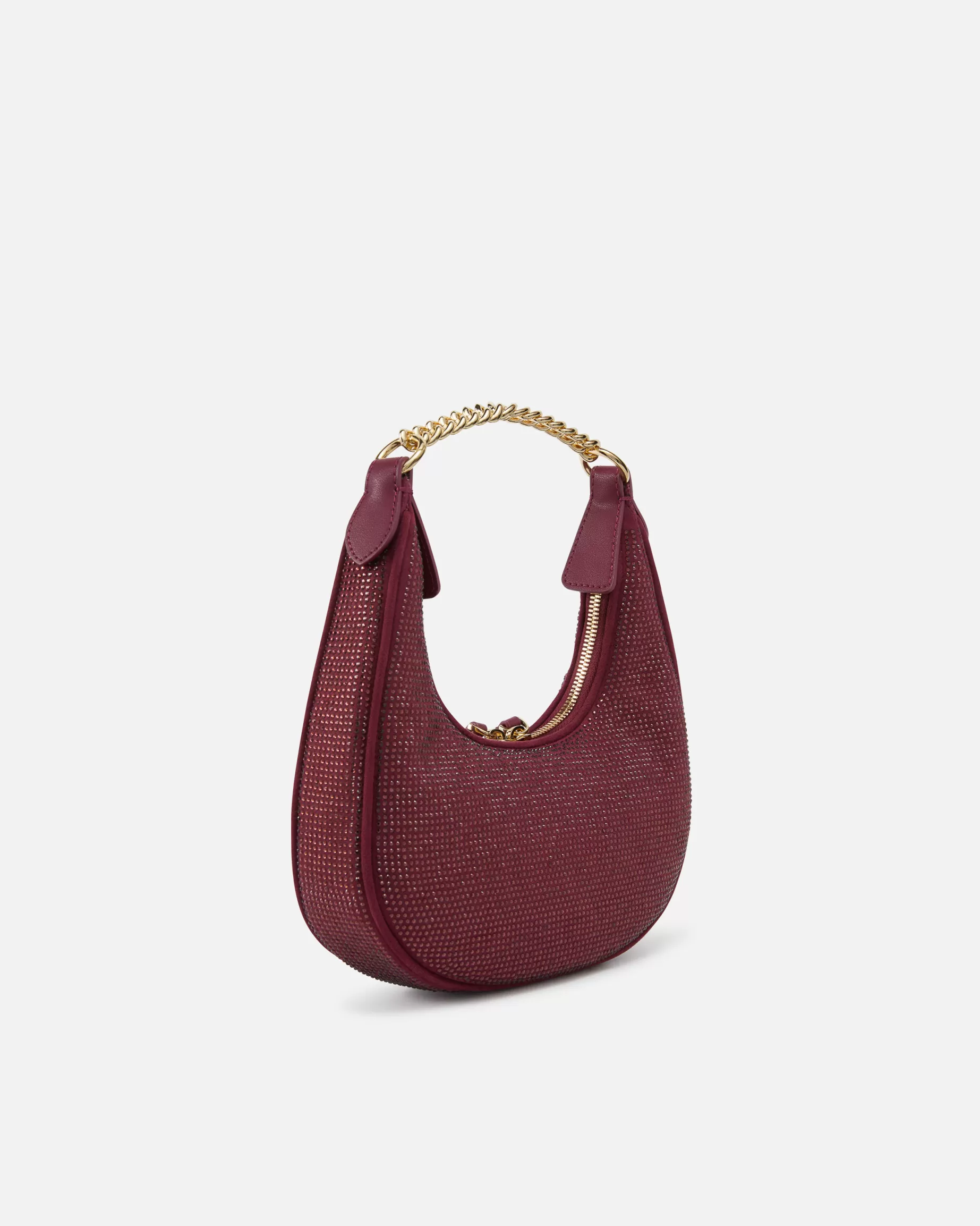 PINKO Torebki Na Ramię | Mini Bags | Mini Brioche Bag Hobo full strass METALICZNYBRĄZOWY-ZŁOTY