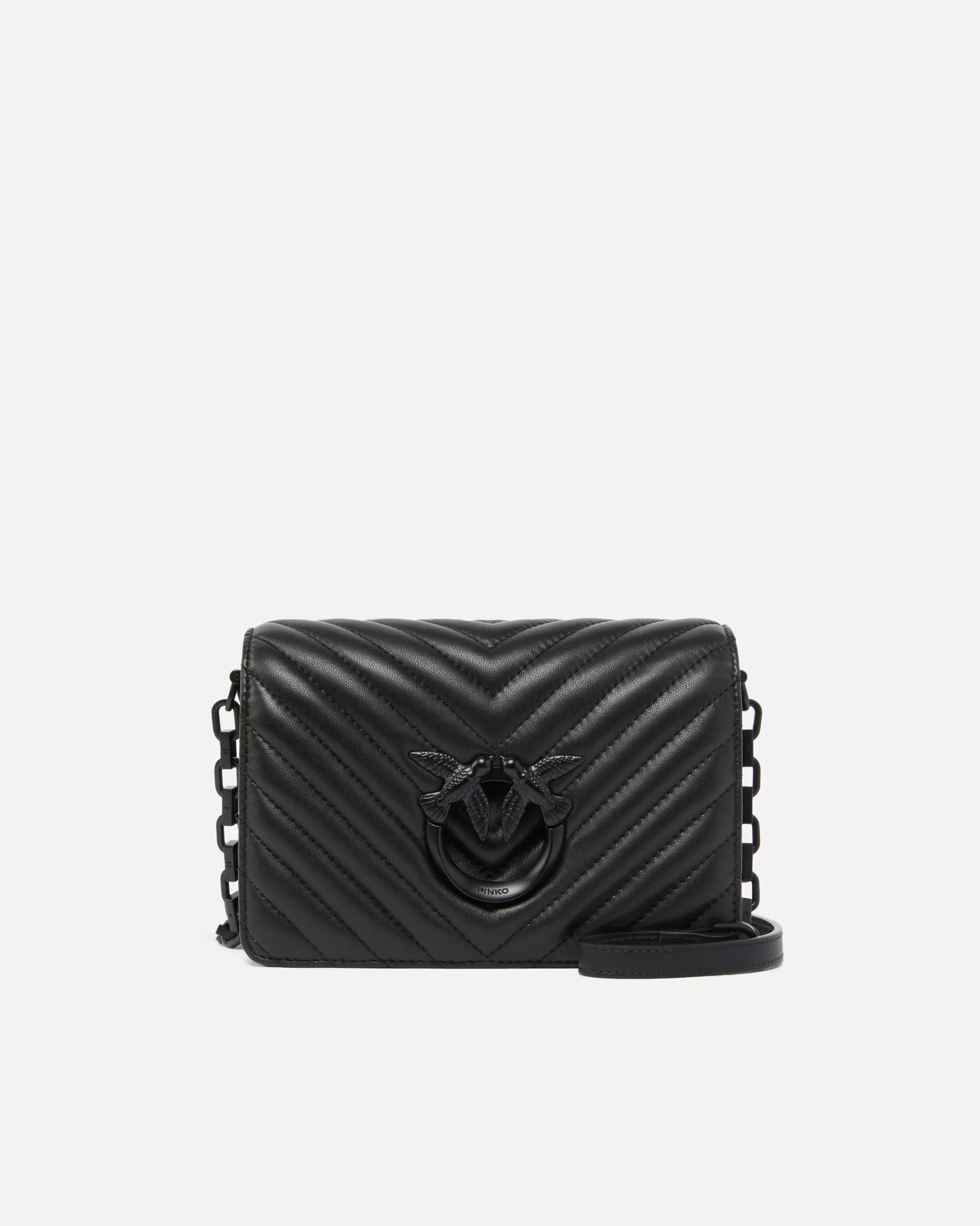 PINKO Torebki Przewieszane Przez Ramię | Mini Bags | Mini Love Bag Click Chevron Color Block LIMUZYNOWACZERŃBLOCKCOLOR