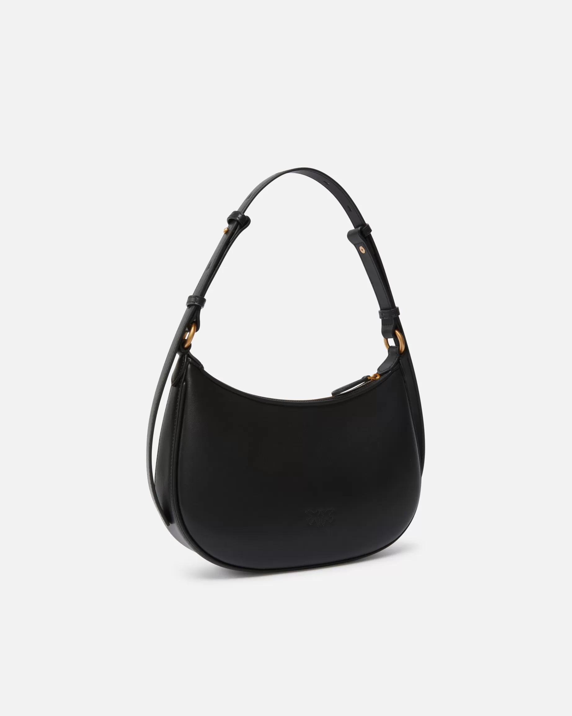 PINKO Torebki Na Ramię | Mini Bags | Mini Love Bag Half Moon Simply CZARNY-ANTIQUEGOLD