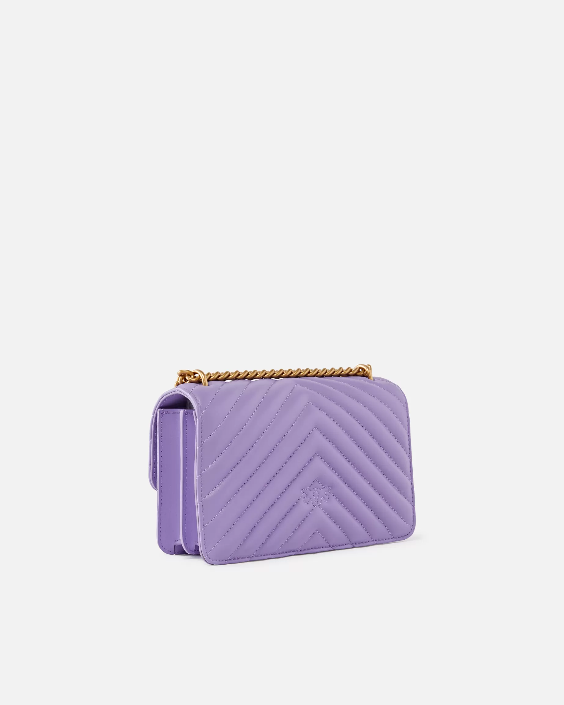 PINKO Torebki Na Ramię | Mini Bags | Mini Love Bag One Chevron KASZMIROWYFIOLET-STAREZŁOTO