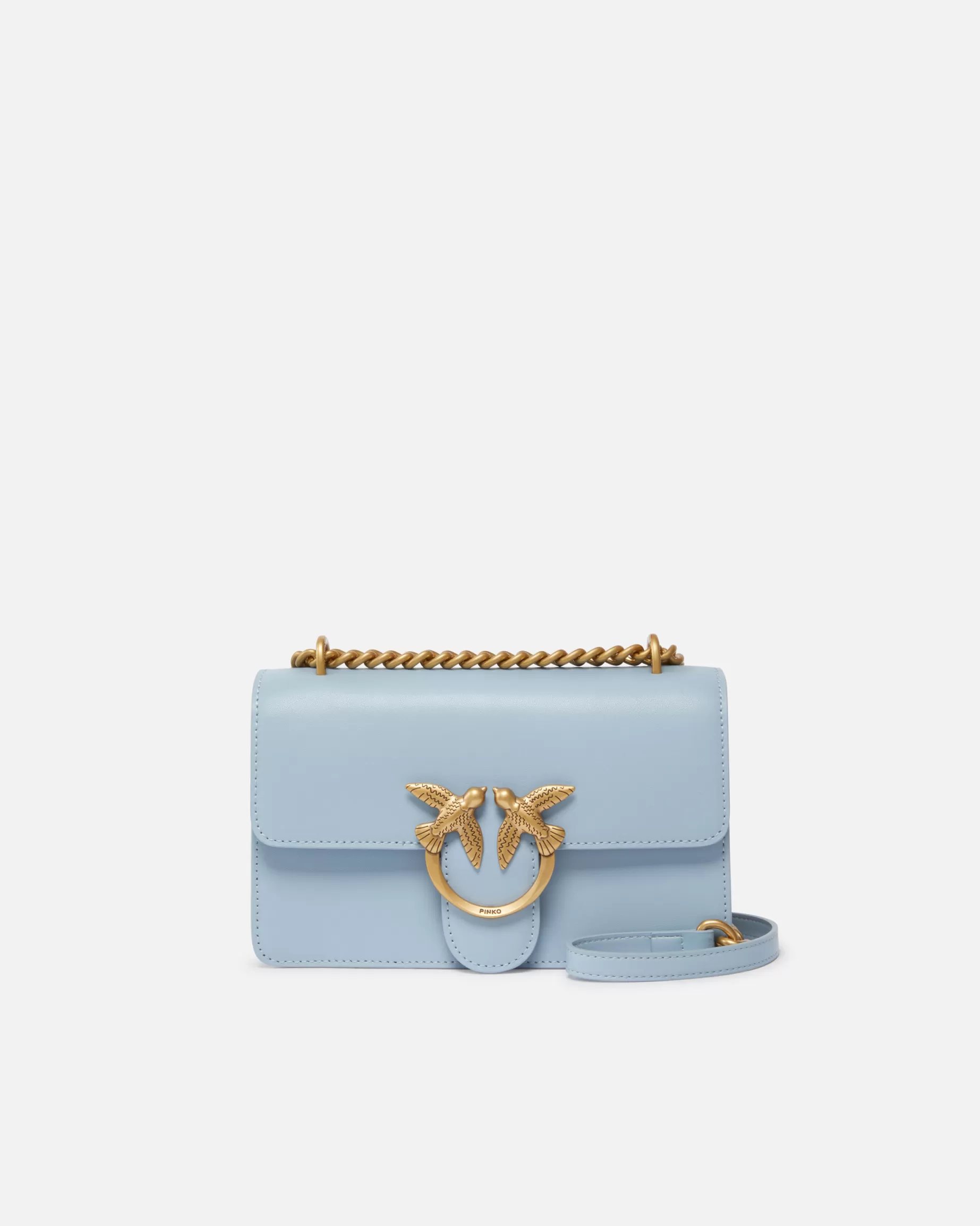 PINKO Torebki Przewieszane Przez Ramię | Mini Bags | Mini Love Bag One Simply LIGHTBLUE-ANTIQUEGOLD