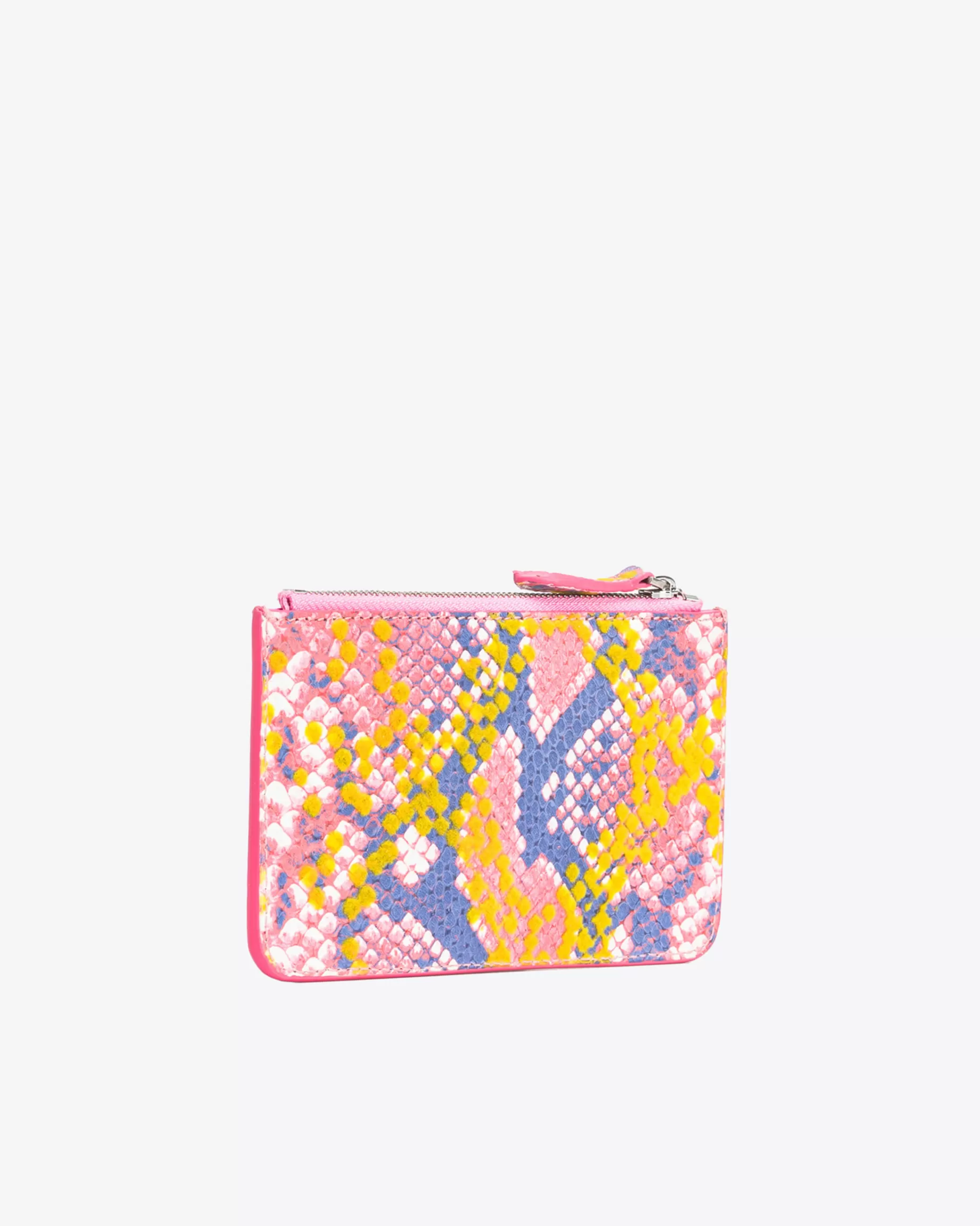 PINKO Limited Edition | Płaski woreczek pouch wąż Galleria WIELOKOLOR.RÓŻOWY/ŻÓŁTY-STARESREBRO