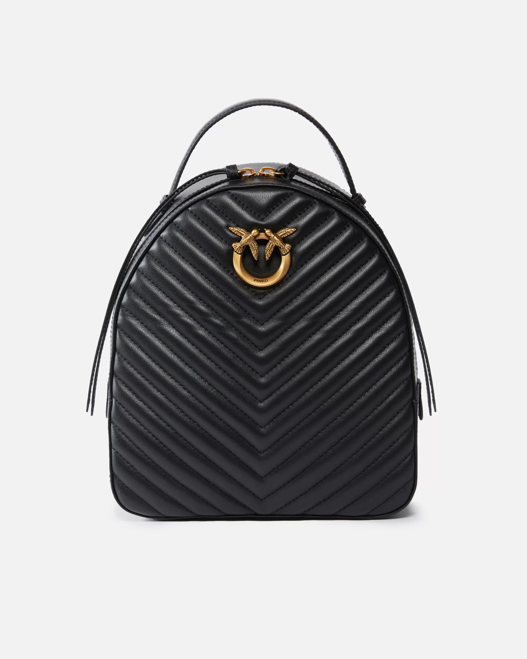 PINKO Nowości | Plecaki | Plecak Love Backpack CZARNY-ANTIQUEGOLD