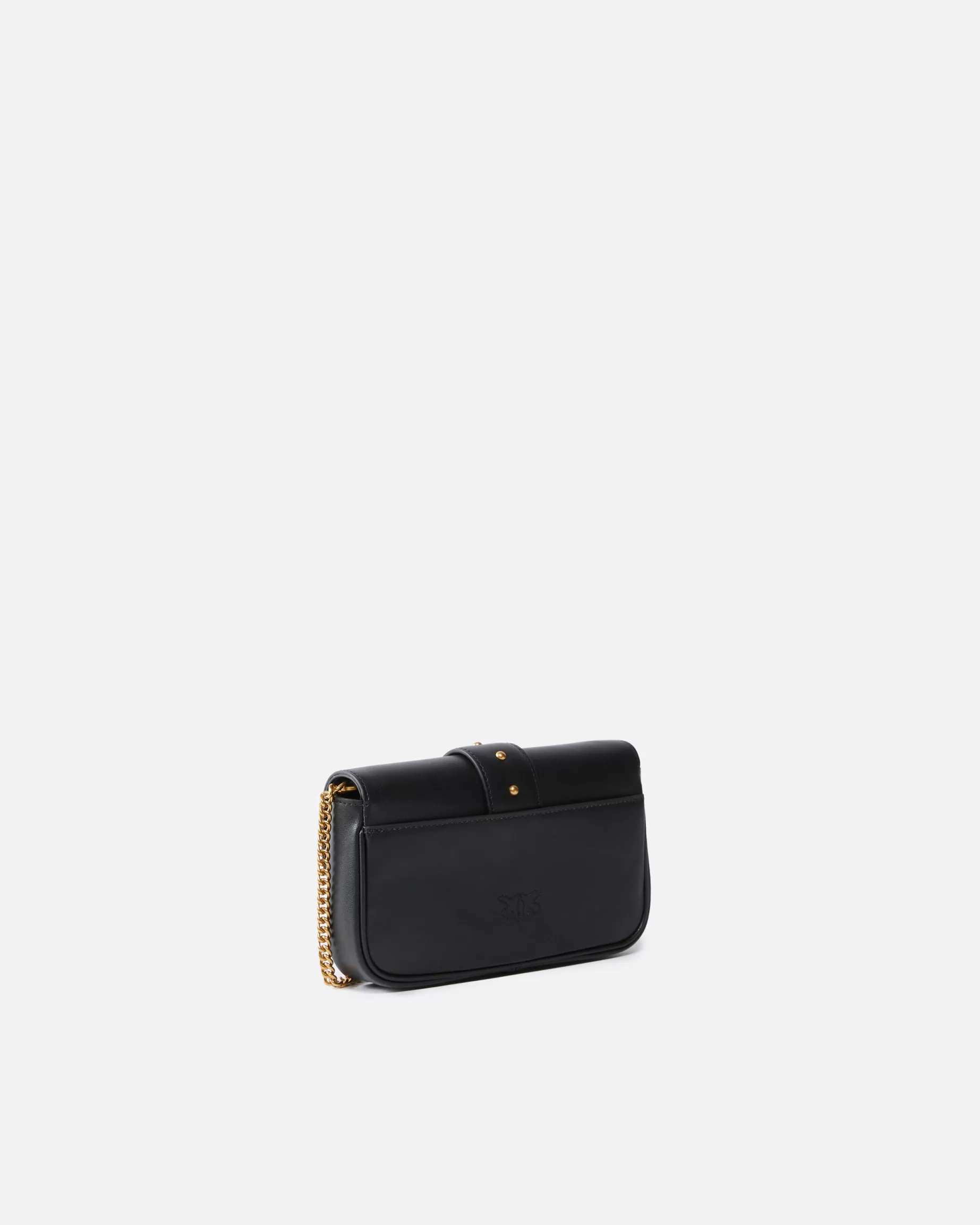 PINKO Torebki Przewieszane Przez Ramię | Mini Bags | Pocket Love Bag One Simply CZARNY-ANTIQUEGOLD