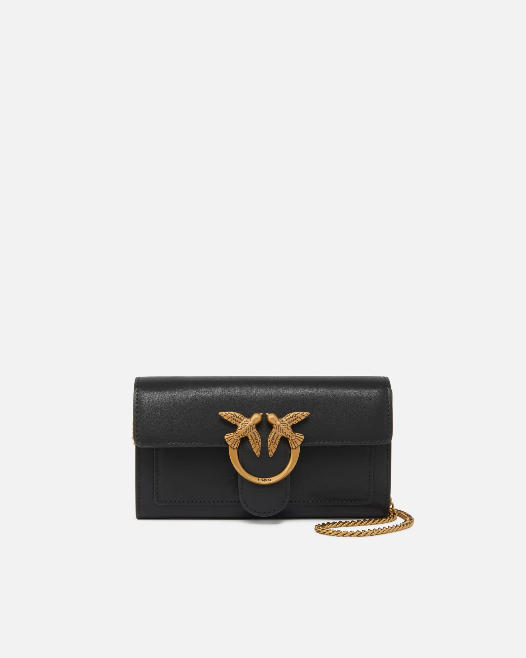 PINKO Love Bag Icons | Portfele | Portfel Love Bag One Wallet Simply CZARNY-ANTIQUEGOLD