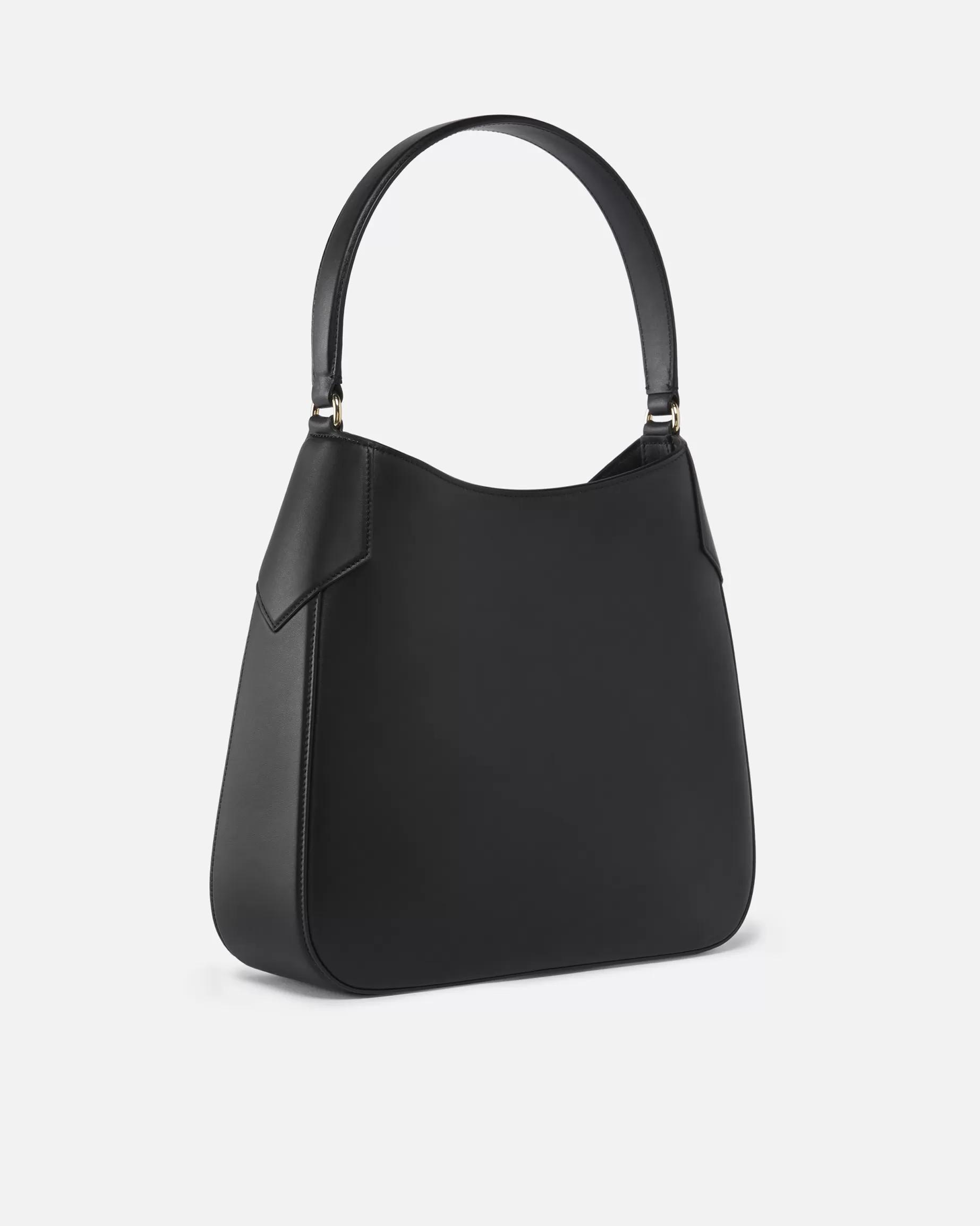 PINKO Torebki Na Ramię | Limited Edition | Smooth leather hobo shoulder bag Galleria. CZARNY-LIGHTGOLD