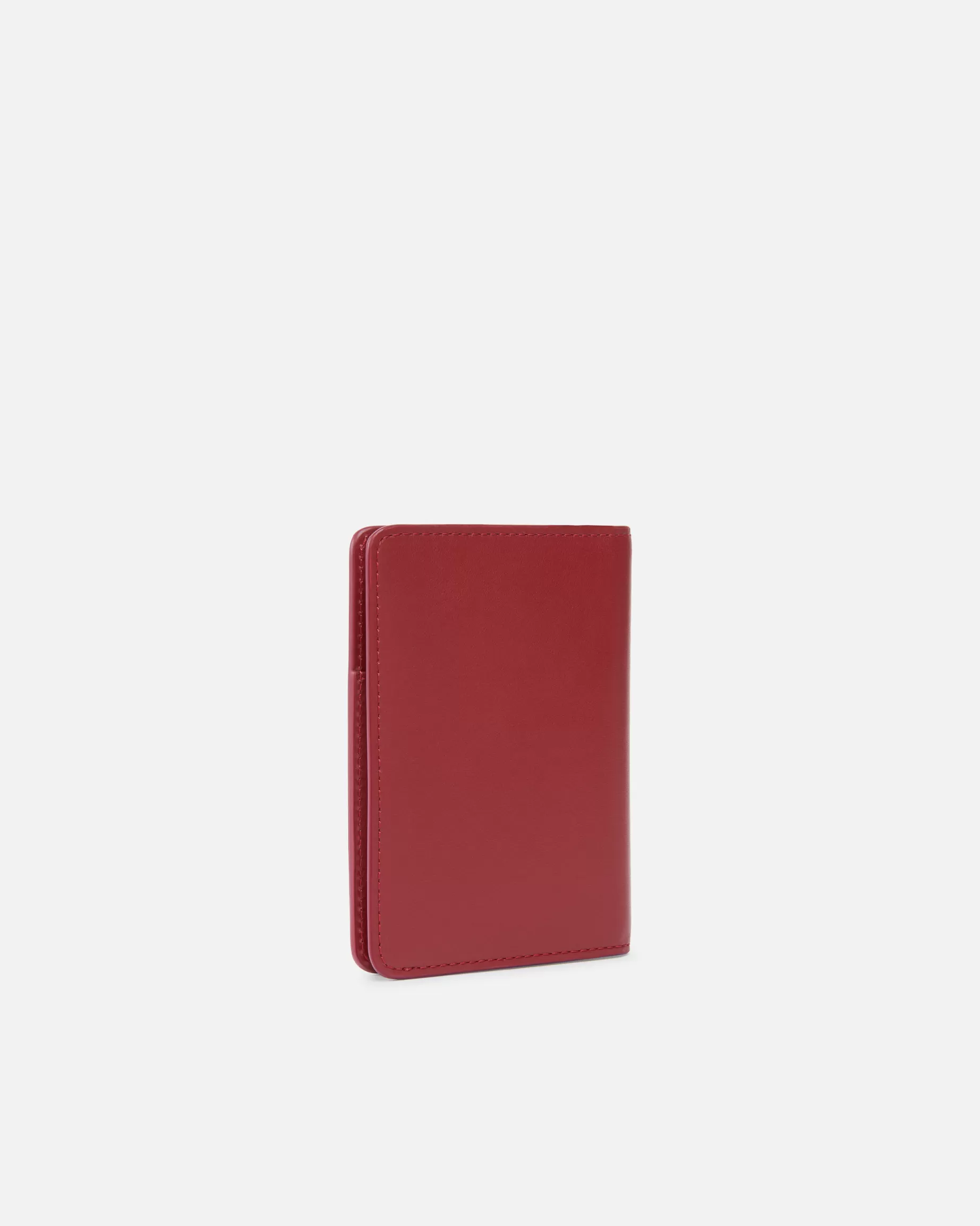 PINKO Limited Edition | Galanteria Skórzana | Smooth leather passport holder Galleria. CZERWONYKORDOBAŃSKASKÓRA-JASNEZŁOTO