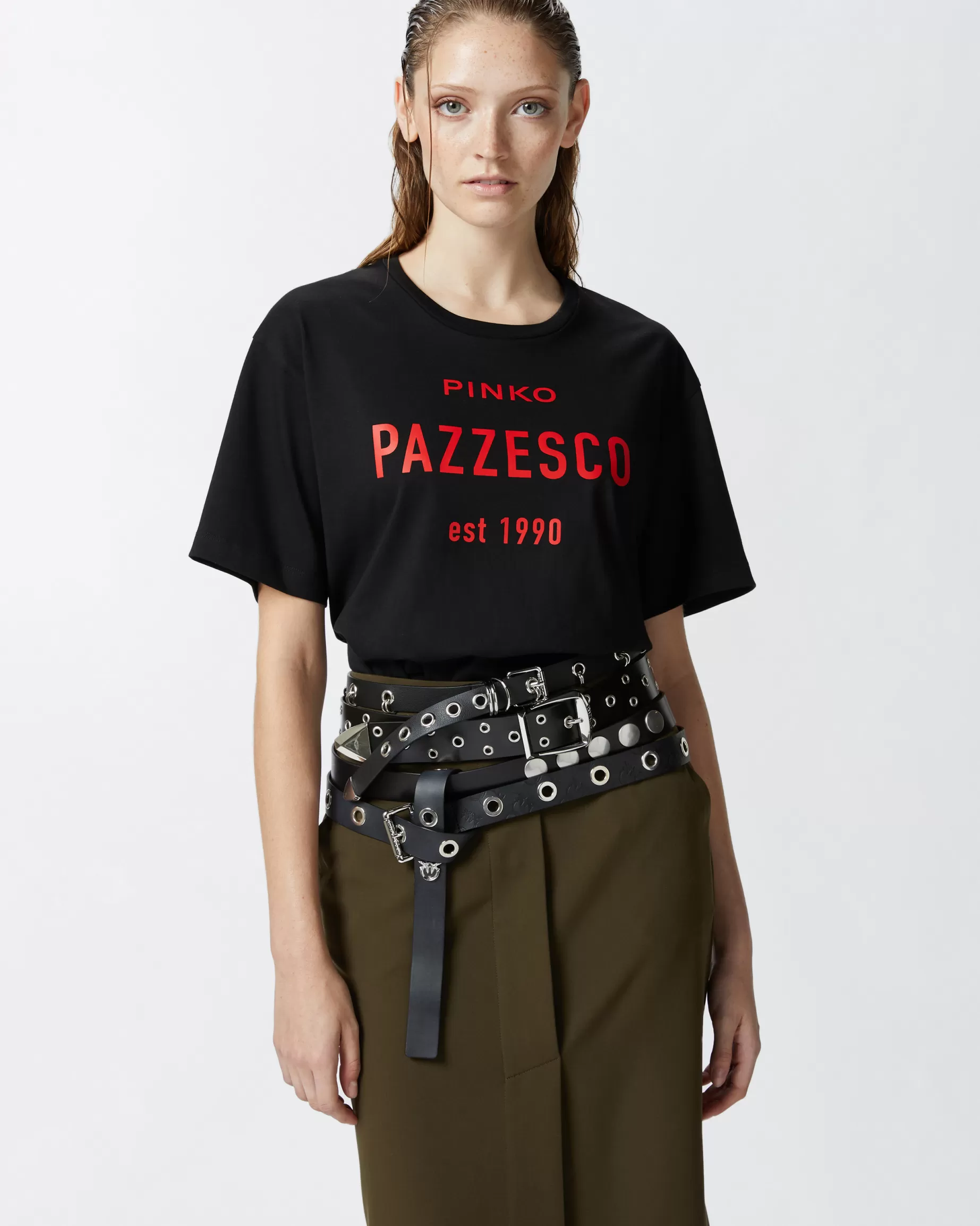 PINKO T-Shirty | T-shirt Pazzesco LIMUZYNOWACZERŃ