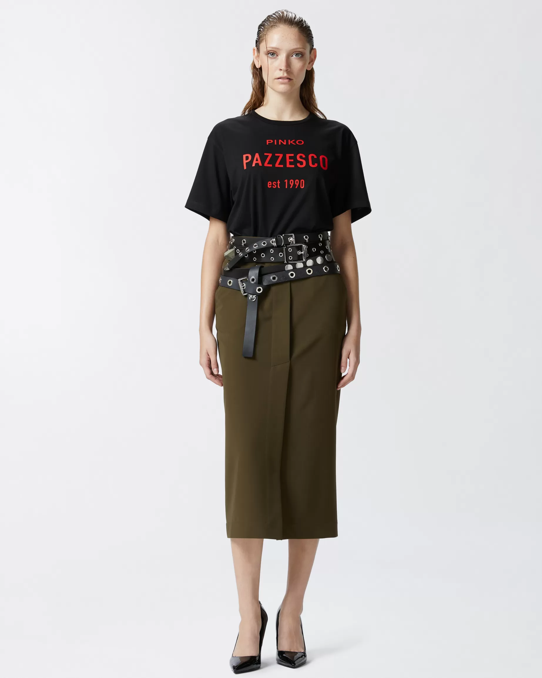 PINKO T-Shirty | T-shirt Pazzesco LIMUZYNOWACZERŃ