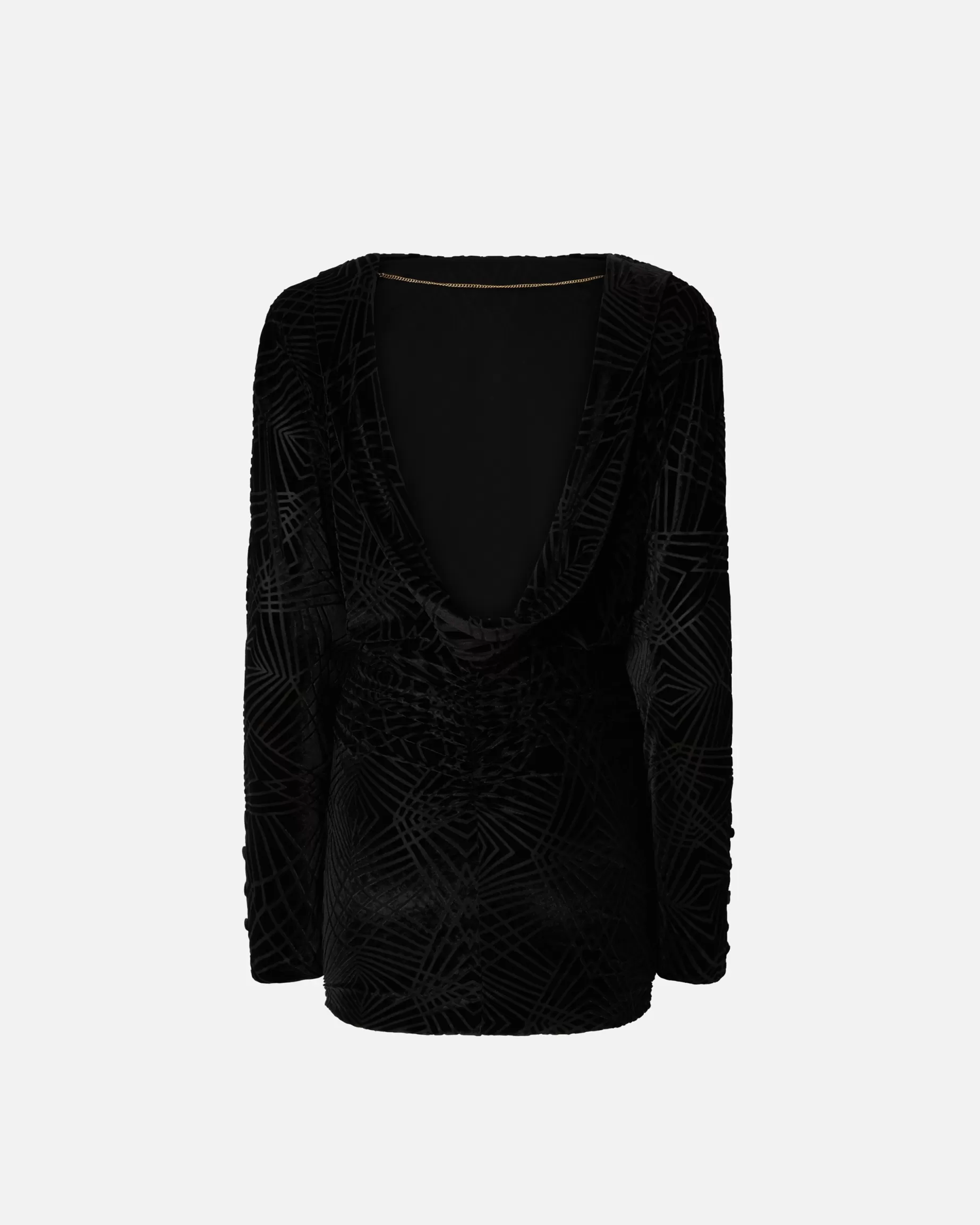 PINKO Krótkie Sukienki | Velvet mini dress with geometric pattern LIMUZYNOWACZERŃ